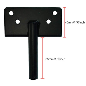 Self-Locking Gate Latch Heavy Duty Post Mount Automatic Gravity Lever Wood/PVC Fence Gate Lock with Fasteners Hardware,for Secure Pool |Yard | Garden, Steel,Black