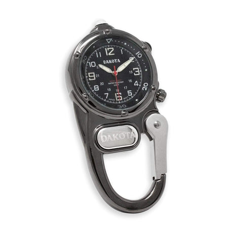 Dakota Gunmetal Mini Clip Microlight Watch