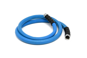 AG-LITE BSAL3406 3/4" x 06' Hot/Cold Water Rubber Garden Hose, 100% Rubber, Ultra-Light, Super Strong, 500 PSI, 50F to 190F Degrees, High Strength Polyester Braided