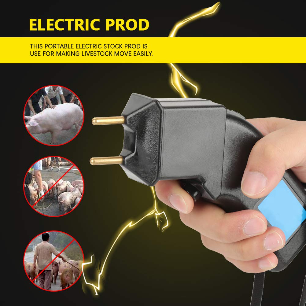 Electric Prod Handheld Electric Stock Prod Electric Shock Prod Moving Tool for Pig Sheep Cattle