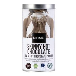 NOMU Skinny 60% Cocoa Hot Chocolate (33 servings) | 20 Calories only, Keto Diet Drink, Low GI, High Protein