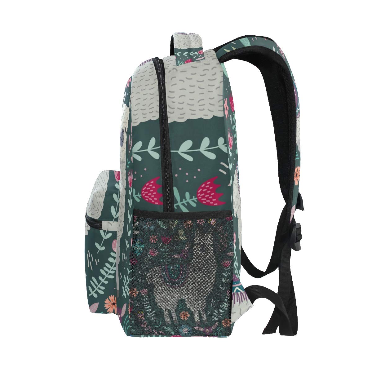 School Backpack Llama Teens Girls Boys Schoolbag Travel Bag