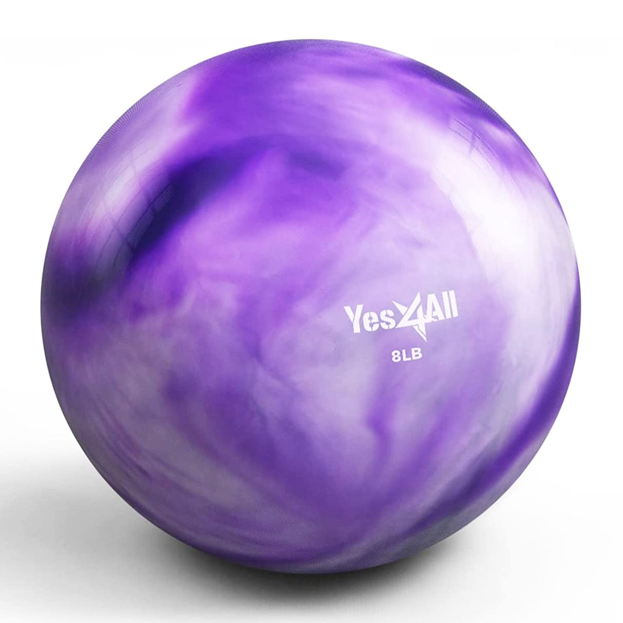 Yes4All Toning Ball Marble - Size: 8lb - Purple