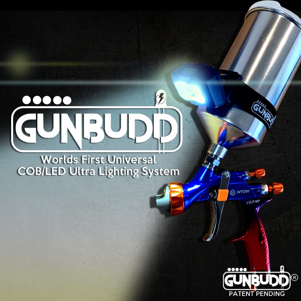 GunBudd Universal Automotive Spray Paint Gun COB/LED Ultra Lighting System