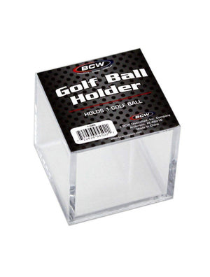 BCW 1 (One) Single Golf Ball Square/Cube - Holder/Display Case!