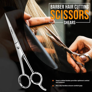 Utopia Care Hair Cutting and Hairdressing Scissors 6.5 Inch, Premium Stainless Steel shears with smooth Razor & Sharp Edge Blades, for Salons, Professional Barbers, Men & Women, Kids, Adults, & Pets