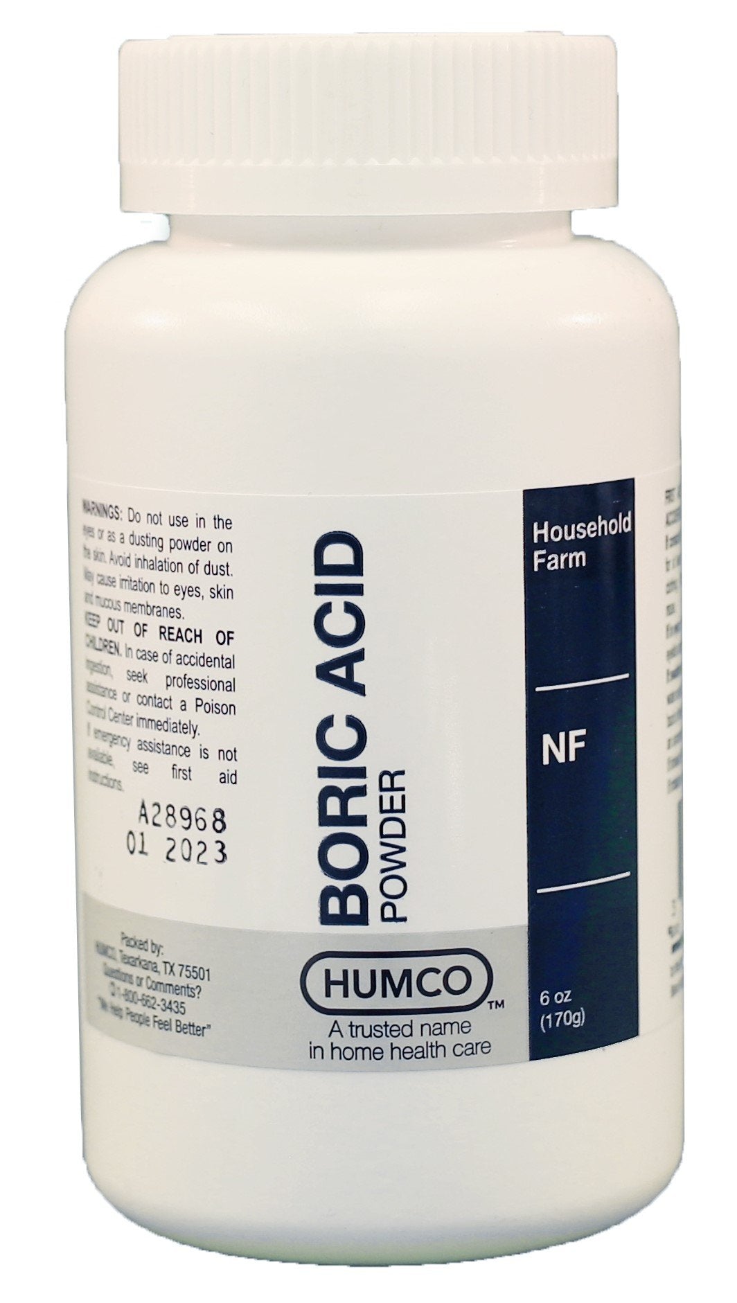 Humco Boric Acid Powder, 6 oz.