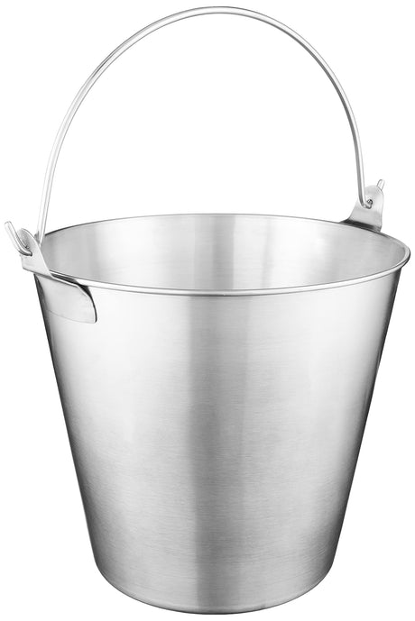 Winco Stainless Steel Utility Pail, 13-Quart