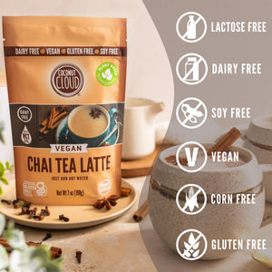 Coconut Cloud: Vegan Spiced Chai Tea Latte | Creamy, Delicious & Easy Dairy Free Alternative. Made in Colorado (Lightly Sweetened, Gluten Free, Soy Free), 7 oz