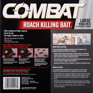 Combat Max Defense System Brand, Small Roach Killing Bait and Gel, 12 Count
