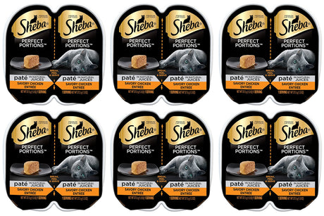 Sheba Perfect Portions Pate Savory Chicken Entree 2.6 Ounce Pack of 6