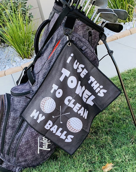 SHANKITGOLF Golf Towel Funny Gift Clean Golf Balls