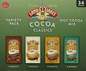 Land Lakes Cocoa Variety Pack 34Count Net Wt 42.5 Oz