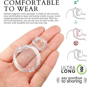 Anti-Snoring Nose Clips Snore Stopper - Anti-Snoring - Stop Snoring Hale Breathing Aid - Silicone Magnetic Snore Stopper - Stop Snoring Immediately - Snoring Solution 6 Pcs