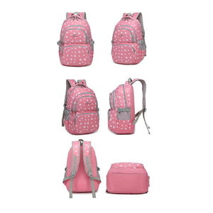 Cartoon Dog Paw Prints Backpacks for Girls Kids Elementary School Bags Boys Nylon Bookbag