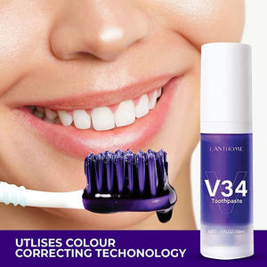 Purple Toothpaste for Teeth Whitening, Enhance Brightness and Reduce Yellowing with Premium Purple Toothpaste: A Powerful Whitening Solution for Tooth Stain Removal and Enhanced Whitening
