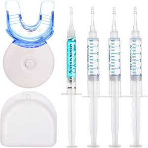 Premium Teeth Whitening Kit, LED Light, At-Home System Without Pain or Sensitivity, Effectively Removes Stains for Whiter Teeth