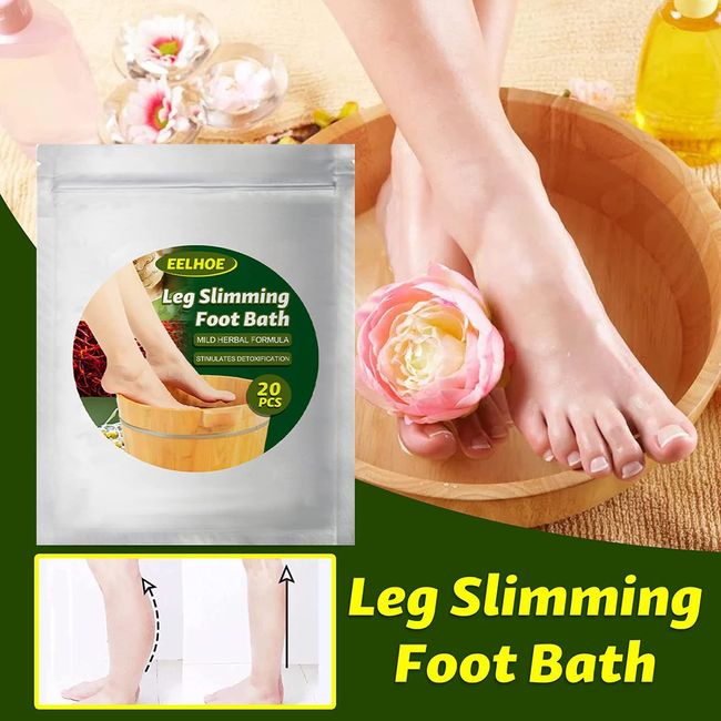 Ginger Foot Soak for Foot Reflexology Spa, Remove Impurities, Relieve Stress and Improve Sleep (20PCS)