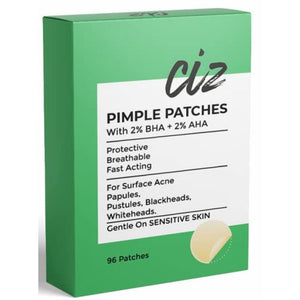 CIZ Pimple Patches for Face, with BHA and AHA Hydrocolloid Acne Patches for Face, Excellent Zit Patches for Face, Effective Blemish Patches, Pinple Patches, and Zit Stickers