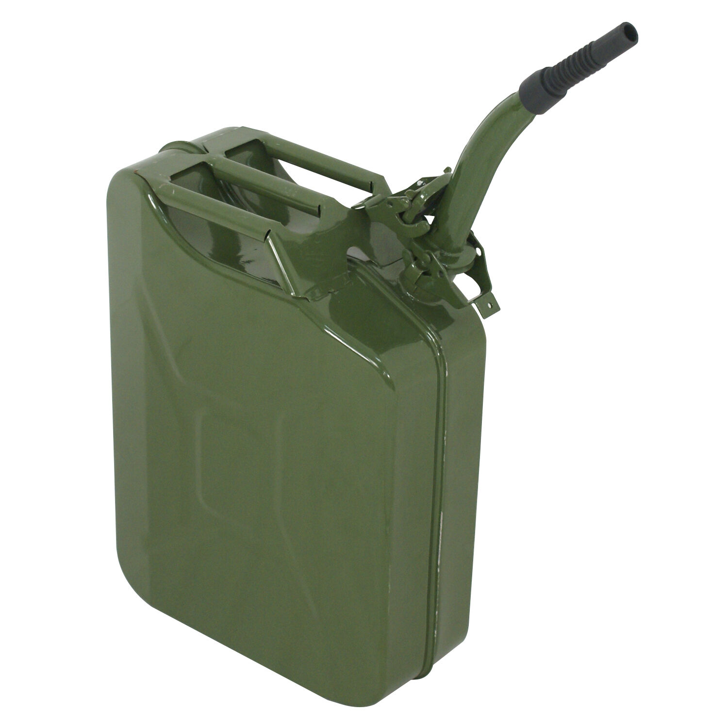 5 Gallon 20L Jerry Can Steel Gasoline Gas Fuel Tank Emergency Backup Military